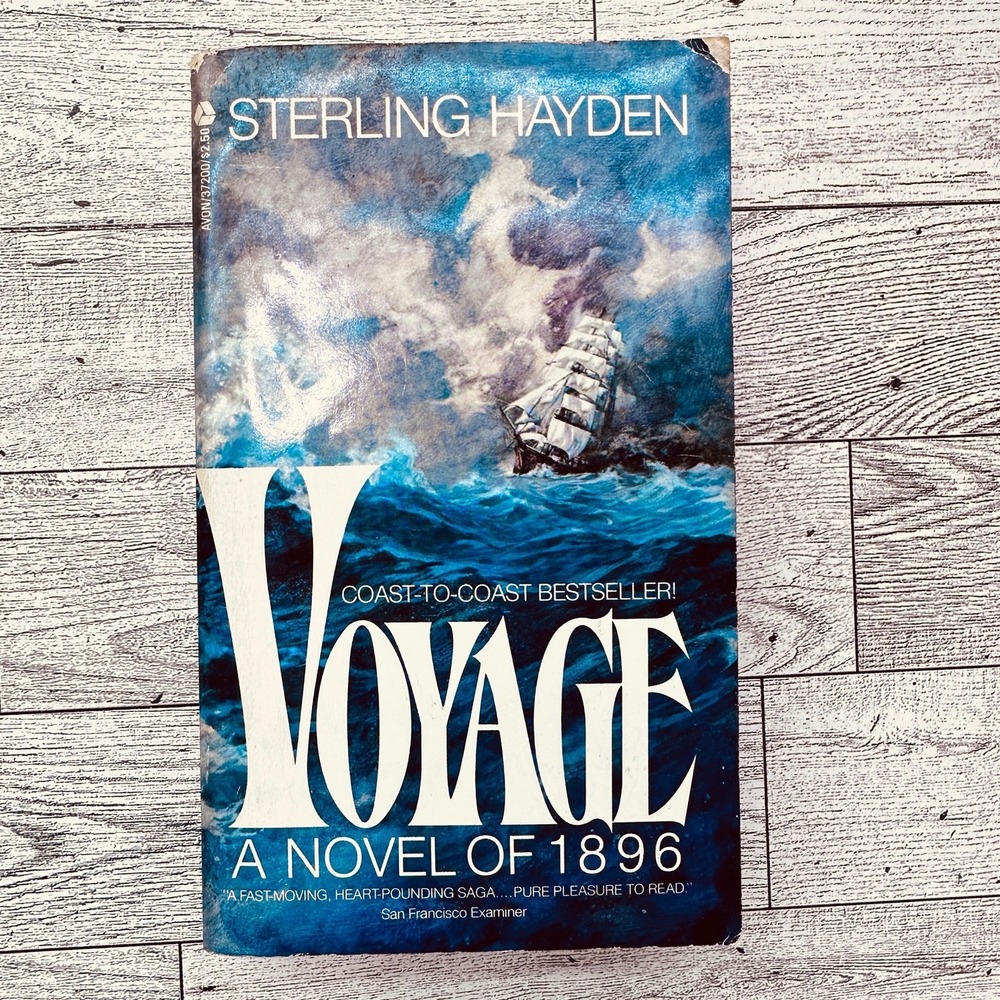 Voyage Sterling Hayden 1978 Avon Vintage Maritime Historical Fiction Paperback